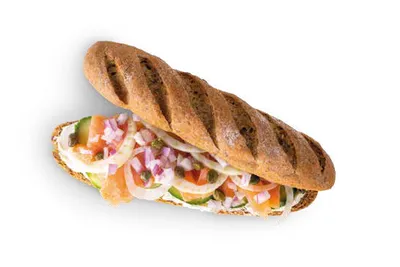 Σάντουιτς με σολομό & τυρί κρέμα