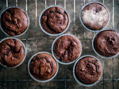 Satin Silk Carob Muffin